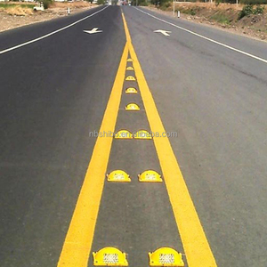 Дорожные буи, желтый абс, дорожный разделитель, разделитель полосы движения, прямоугольный маркер, отражающий прямой дорожный знак, редуктор скорости - Product Image 2