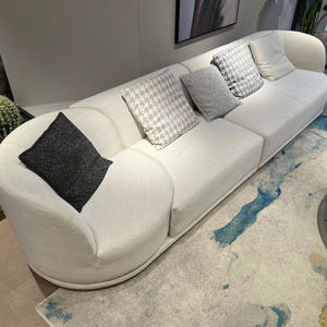 Sofá Modular Minimalista Bordone Para Sala De Estar Sofá Seccional De Diseño Funcional Giratorio Y Extensible - Product Image 1