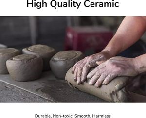 Tazón de comida para hámster Tafit, evita que se vuelque y se mueva, plato de comida de cerámica para hámsteres sirios, jerbos, Conejitos, animales pequeños - Product Image 4