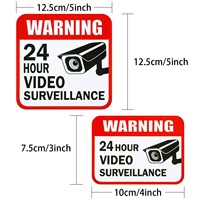 Surveillance vidéo 24h/24 personnalisable à haute visibilité avec réflecteurs en aluminium