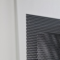 Panneaux de clôture en treillis métallique perforé décoratif en acier inoxydable, filtres en tissu métallique pour façade, découpe de poudre