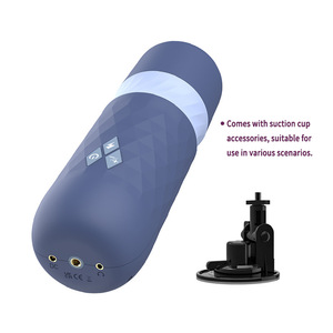 Copa de Masturbación Eléctrica de Alta Frecuencia para Hombre, Diseño de Dildo de TPE, 10 Modos de Rotación Ajustables, Vibrador Impermeable IPX7 de Manos Libres - Product Image 3