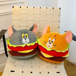 Para princesa oso gran hamburguesa muñeco de peluche serie Foodie bola creativa juguete almohada para dormir muñeca Super suave felpa PP algodón - Product Image 2