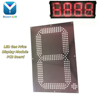Module d'affichage des prix du gaz LED étanche IP65 pour extérieur, 8 pouces