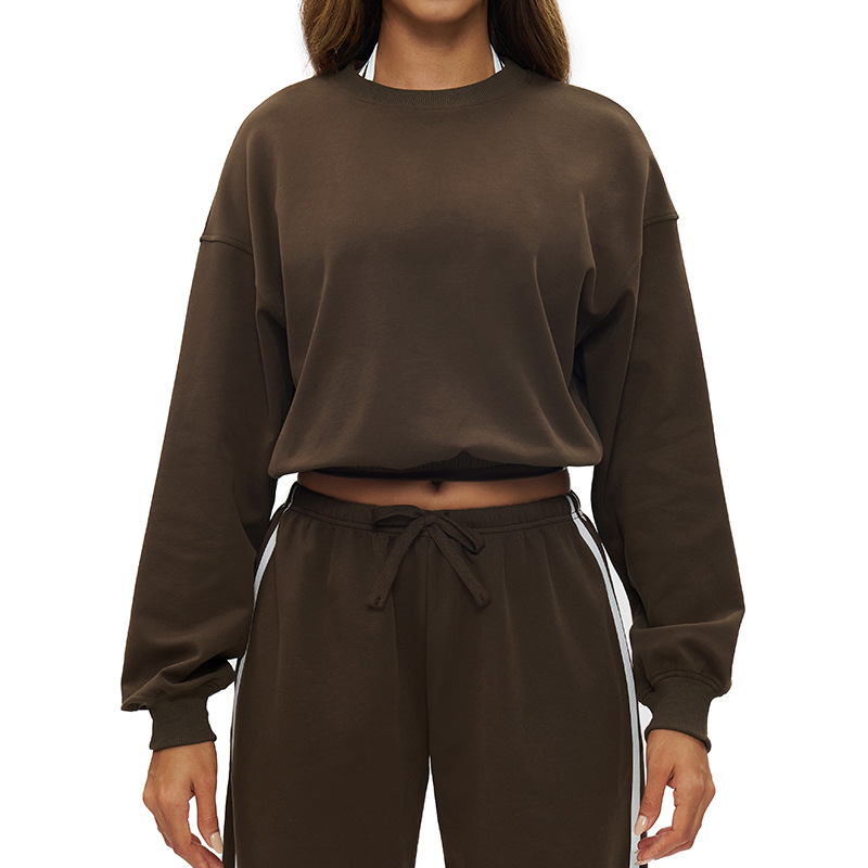 Sweatshirt - Dark coffee brown