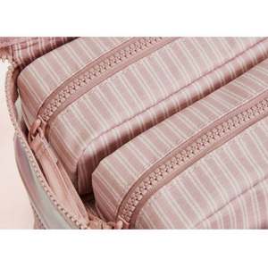 Sac de rangement de maquillage portable de voyage à grande capacité, double couche, transparent en PVC, sac de toilette pour femme, trousse de cosmétiques - Product Image 5