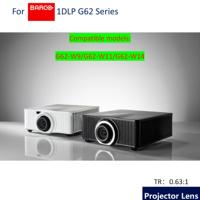 Objectif de projecteur à courte focale 0,63:1 à mise au point manuelle pour projecteurs Barco série G62 pour musées, salles d'exposition et projection mapping extérieur