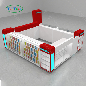 Kiosque de réparation de téléphone portable en verre Acheter vitrine de téléphone Armoire de rangement pour téléphone portable Accessoires de téléphone portable Kiosque de réparation - Product Image 5