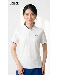 เสื้อโปโลผู้หญิง 100% รีไซเคิล โพลีเอสเตอร์ S Cafe 200gsm แขนสั้น ระบายอากาศได้ดี น้ำหนักเบา มีปก - Product Image 1