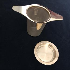 Filtro de Té Reutilizable de Acero Inoxidable 304 de Grado Alimenticio, Infusor de Té de Hojas Sueltas con Tapa y Logotipo Personalizado - Product Image 4
