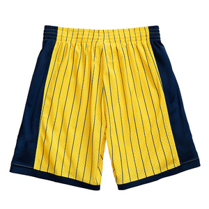 Pantalones Cortos de Baloncesto Healy con Rayas Amarillas Intensas y Bloques de Color, Diseño Novedoso, Ropa Deportiva Moderna para Hombre, Pantalones Cortos de Equipo - Product Image 2