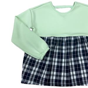 เสื้อคอกลมโพลีวิสคอส300Gsm สำหรับเด็กผู้หญิงเสื้อแบบมีสายคล้องคอหลากชนิดอย่างระมัดระวัง - Product Image 4