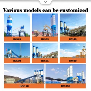 Planta Mezcladora de Concreto Móvil <span class=keywords><strong>El</strong></span>éctrica HZS25 de 30m3, 25 Metros Cúbicos por Hora, Componentes del Motor de la Bomba, Plantas Mezcladoras de Concreto - Product Image 2