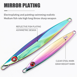 Esca <span class=keywords><strong>per</strong></span> pesca con giga in metallo che affonda 20g 40g 80g 100g esca da pesca <span class=keywords><strong>per</strong></span> spigola - Product Image 4