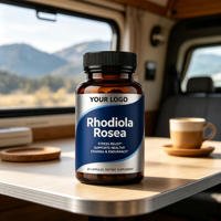 Capsules de Rhodiola Rosea en gros (ODM/OEM) : Soutient la gestion du stress, l'énergie, la vitalité et les performances mentales