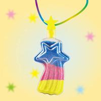 Vente chaude Éducatif Enfants Doux Sable Art Artisanat Non-toxique Glitter Sable Art Arc-En-Ciel Étoile Forme Bouteille DIY Décoration pour Chambre