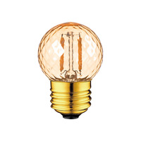 Lampe de golf LED Golden Base Diamond G40 1W 2200K 120V 230V G40 Dimmable Vintage Light