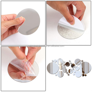DIY Room Decore 26PCS Removable Acrylic <strong>Mirror</strong> <strong>Wall</strong> Stickers Self Adhesive Art <strong>Mirror</strong> Decal Home Decor <strong>Mirror</strong> - Product Image 5