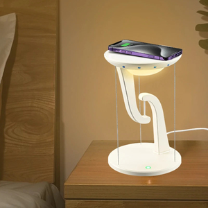 Wholesale Smart <b>Wireless</b> Phone Charger Suspension Table Desk <b>Lamp</b> Home Decor Bedside LightingLuxury Ornaments - Product Image 5