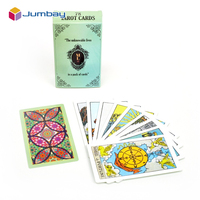 Carte de Tarot pour Débutants Marseille Spielkarten en Papier Plastique Mythologie avec Sacs ou Support