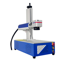 Machine de marquage laser à fibre de bureau haute vitesse, mini machine de marquage laser à fibre
