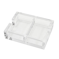 Boîte de protection transparente en acrylique anti-triche pour jeu de cartes de casino Baccarat, utilisation exclusive