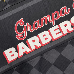 Maillot de football personnalisé à motif de diamant Chemise de football rétro de rue avec impression par sublimation - Product Image 5