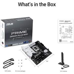 Carte mère Prime Z890M-Plus Wifi Mx LGA 1851 Intel Z890 DDR5 prête pour l'IA (vente en gros) - Product Image 3