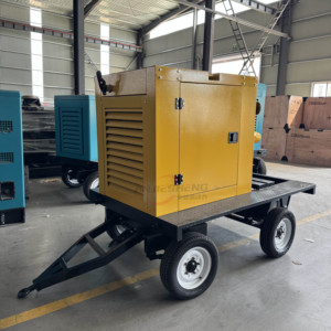 Générateur de pompe à eau portable 25KW, 40KW, 60KW, 100KW pour la lutte contre les inondations et la lutte contre les incendies, pompe mobile auto-amorçante - Product Image 3