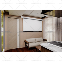 Maisonnette Minimaliste Personnalisable Écologique pour Vacances Glamping, 2 Chambres, Capsule Spatiale Modulaire, Blanche