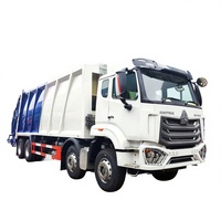 Camión Compactador de Basura HOWO 25 Square 8X4, Robusto e Inteligente, con Carga Trasera Hidráulica para Gestión de Residuos