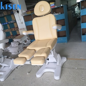 Kisen Hot Sale Salon Furniture <b>Electric</b> Adjustable Facial Massage <b>Table</b> Beauty Bed Spa Beauty Room Eyelash Bed - Product Image 1