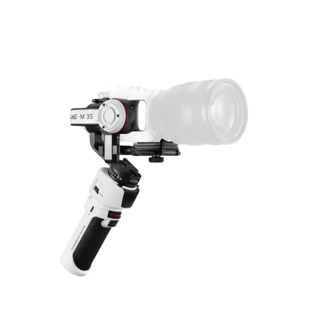 CRANE-M3S 3-Handheld Gimbal Stabilizer with 1.22" Touch Screen for V5.0 1150mAh Battery for Mirrorless Video Cameras 1000g