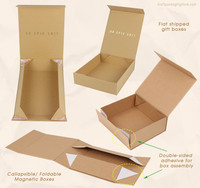 Boîte pliante de haute qualité à fermeture magnétique, Logo personnalisé Oem, chapeau rigide pour chaussures, boîte pliante, cadeau en carton