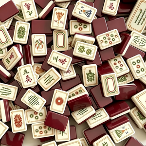 En stock, pedido mínimo 1 set. Nuevo set de mahjong de viaje personalizado Blue Crane, 160 fichas de mahjong americanas de lujo grabadas en acrílico. - Product Image 6