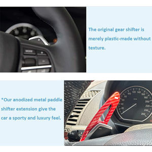 Für BMW F30 F31 F32 F10 F20 F22 F15 F16 X3 X4 X5 X6 2 3 4 5 6 7er Auto ABS Material Lenkrad Paddel Schalthebel verlängerung - Product Image 4