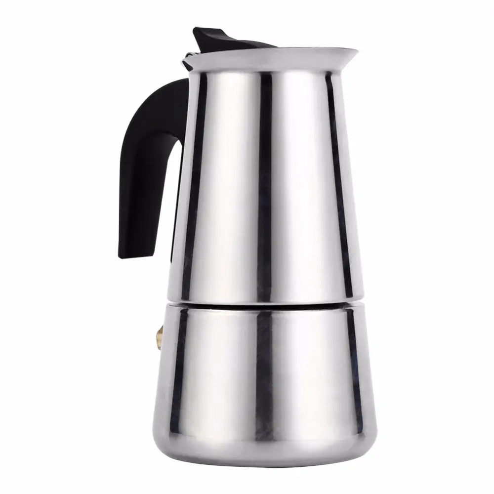 100 ml/200 ml/300 ml/450 ml en acier inoxydable machines à café expresso portable cafetière moka pot