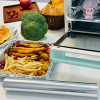 Doublures en papier d'aluminium recyclables anti-déformation pour frites et emballages de cuisson quotidienne