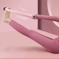 Nouveau Set de 9 Pièces Anneau de Pilates et Ballon avec 5 Sangles de Résistance pour Entraînement à Domicile