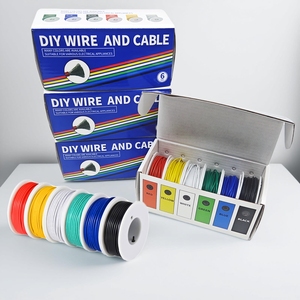 <span class=keywords><strong>Fil</strong></span> en silicone ultra flexible 10-30AWG haute température 200°C ° Câble de connexion en cuivre étamé souple pour bricolage, drone RC, <span class=keywords><strong>imprimante</strong></span> <span class=keywords><strong>3D</strong></span>, Arduino - Product Image 5