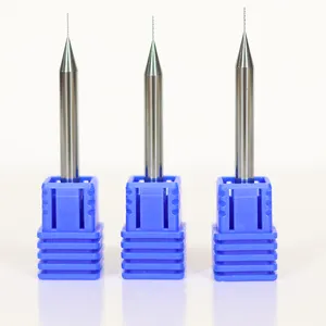 Micro Print Circuit Board Machine Tungsten Carbide Drill Bits For Pcb Diamond Cut Spiral Flute Router Bits