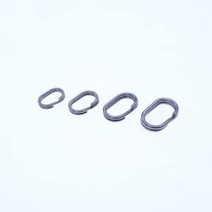Anneau de connexion ovale double en acier inoxydable pour leurre de pêche, taille 0.7-1.0mm, accessoires de pêche - Product Image 3
