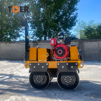 Moteur diesel TDER Compacteur de 550kg Rouleau de route Machines de construction Rouleau d'asphalte vibrant Prix