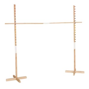 OEM ODM Ensemble de bâtons de <span class=keywords><strong>limbo</strong></span> en bois réglables, portable, pour <span class=keywords><strong>jeux</strong></span> d'équipe en extérieur, pour enfants et adultes, pour le jeu en cour - Product Image 2