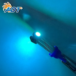 Bombilla LED ADT Ice Blue 6.3v Super Flux Flexible, Sin Efecto Fantasma, Sin Parpadeo, para Pinball # 555 # 44 # 47 Con Cable - Product Image 1