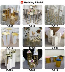 LEDA - Soporte de Flores para Boda Moderno, Personalizado, al por Mayor, Base de Acrílico Blanca, Accesorios para Boda, Letrero de Bienvenida, Decoración de Pasillo para Eventos - Product Image 4