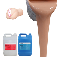 Caoutchouc de Silicone Liquide en Gros pour Moulage Corporel, Non Toxique, Platine Catalysé, pour Jouets Sexuels
