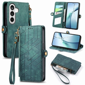 เคสกรอบกระเป๋าสตางค์สไตล์เรขาคณิตสำหรับ Samsung Galaxy S26FE/S26/S25 EDGE เคสที่ใส่แอร์การ์ด iPhone 17 - Product Image 2