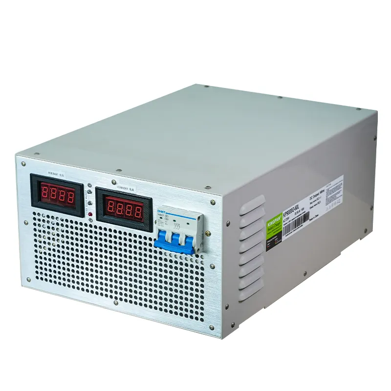 Pengisi daya baterai 48V 100A 5000-9000W 220V input 100 v-500 V 54A-15A disesuaikan untuk kendaraan listrik/forklift/AGV/bus Wisata