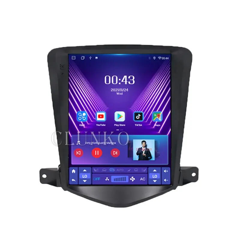 Pantalla táctil estéreo Pentohoi para Chevrolet Cruze J300 2008-2012 Android Radio de coche navegación Multimedia Audio GPS 4G/5G 8G/256G